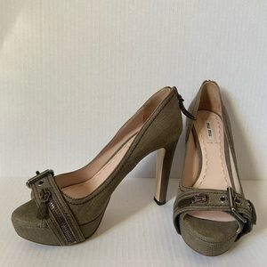 Miu Miu platform peep toe